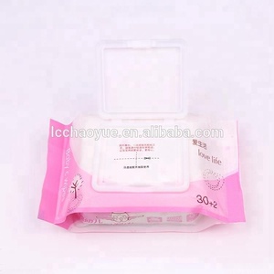 Spunlace no tejido toallitas húmedas bebé 30 hojas por bolsa - Product Image 1