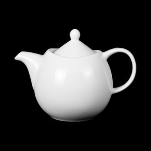 Tetera de cerámica de porcelana blanca, hervidor de té, productos para el hogar, barato, 500ml - Product Image 1
