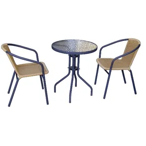 Factory direct sales of high quality modern bar furniture sets Outdoor dining table and chairs sets