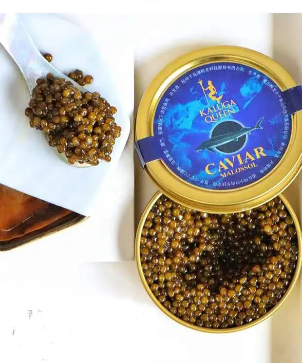 Cina caviar vendita della fabbrica in scatola di uova di pesce Russo Osetra Carati Caviar diversi tipi di caviale