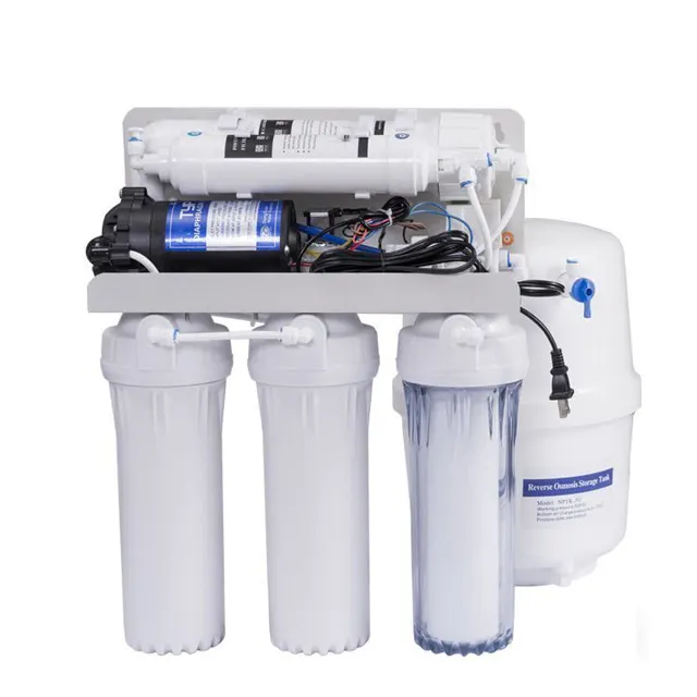 Electrolytic water treatment underground water life filter system with 75G booster pump