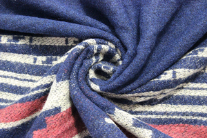 Wholesale Winter Jacquard Stole Shawl Scarf Custom Mexican <strong>Lady</strong> Stripe Acrylic <strong>Poncho</strong> - Product Image 4