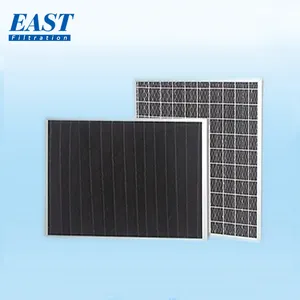 Black panel aluminum frame intake air filter fabric manufacturing machines