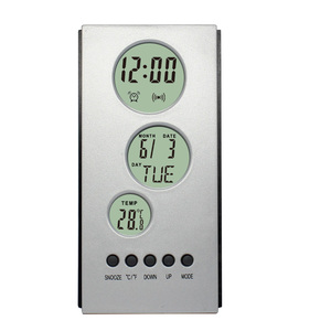 Bán buôn kỹ thuật số bàn đồng hồ báo thức với thời tiết hiển thị và lịch bảng đồng hồ - Product Image 1