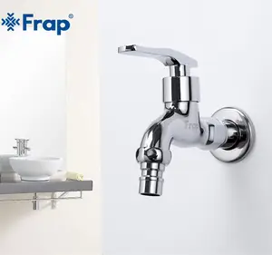 FRAP Messing Waschmaschine Latz hähne Schnell öffnender einzelner kalter Wasserhahn F522