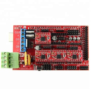 Reprap 3D impresora conjunto completo Kit Mega 2560 + rampa <span class=keywords><strong>1</strong></span>,4 extienden Shield + 4 unids DRV8825 Stepper Driver Set - Product Image 3