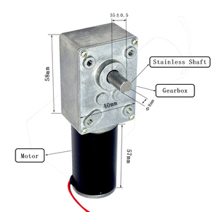 Moteurs à engrenages à faible régime, <span class=keywords><strong>moteur</strong></span> électrique 12V CC - Product Image 2