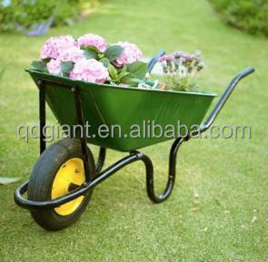 <span class=keywords><strong>60L</strong></span> ล้อเดียวก่อสร้างคอนกรีตสวนมือรถเข็นเหล็กสาลี่ - Product Image 2