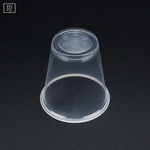 แก้วพลาสติก PP แบบใช้แล้วทิ้ง รุ่น V300-B พิมพ์ลายได้ เป็นมิตรกับสิ่งแวดล้อม ใช้หมึกเกรดอาหาร ความจุ 10 ออนซ์ 300 มล. เส้นผ่านศูนย์กลาง 90 มม. ผิวเรียบใส - Product Image 4