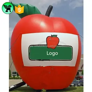 5m Giant Inflatable Apple Customized Promotional Fruit Inflatable For Sale A2099