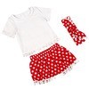 Bebé de la manera del diseño del algodón del pom pom ropa corta tienda de ropa de las muchachas que niño - Product Image 6