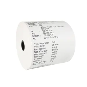 3 1/8X230 Ft Thermische Blanco Afdrukken Papier Roll Atm/Pos Cash Roll Papier Thermisch Afdrukken Roll