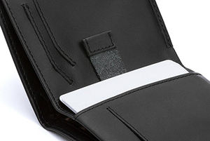 <span class=keywords><strong>Portafoglio</strong></span> <span class=keywords><strong>Sottile</strong></span> Minimalista in Vera Pelle con Etichetta Privata Personalizzata, Blocco RFID - Product Image 4