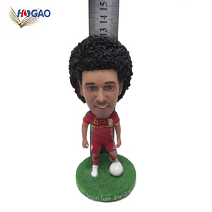 Copa del Mundo de fútbol jugador Bobblehead figuras Bobble Head por encargo para el salpicadero del coche - Product Image 2