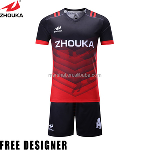 soccer wear oem cheap soccer uniform set custom soccer jersey football uniform for men - Product Image 2