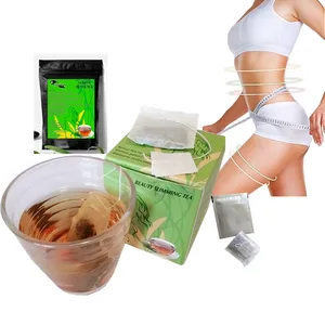 Herbal Detox Slimming Tea Powder Skinny Body Slim Tea Soft Drinking Instant Skinny Detox Slim Tea with logo