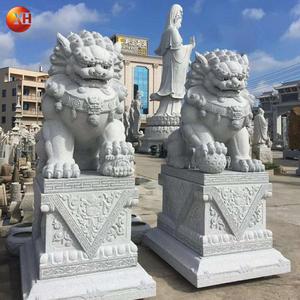 <span class=keywords><strong>Vendita</strong></span> calda cinese <span class=keywords><strong>giardino</strong></span> Zen decorazione esterna Design pietra di granito che intaglia grandi statue di cani Fu per cani Foo - Product Image 2