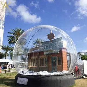 giant christmas festival day inflatable snow globe balloon for sale