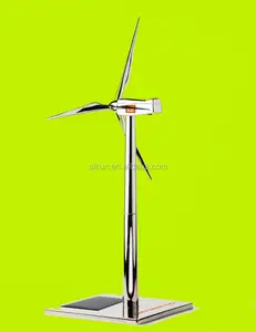 Solar Powered Windmill Toy 3D Windmill Model Education Fun Science Toys ABS  Plastics Wind Turbine for Kids Boy Puzzle Toys