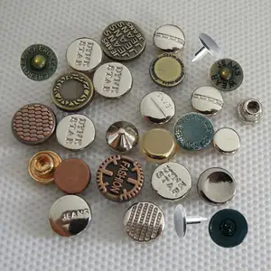 50 Sets 9mm Double Cap Rivets Round Rivet Fasteners for Leather Craft  Decorations Quality Plating 