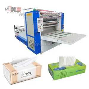 Automatische Box Drawing Facial Tissue Papiers chneide maschine/Papier präge maschine/Papier falz maschine