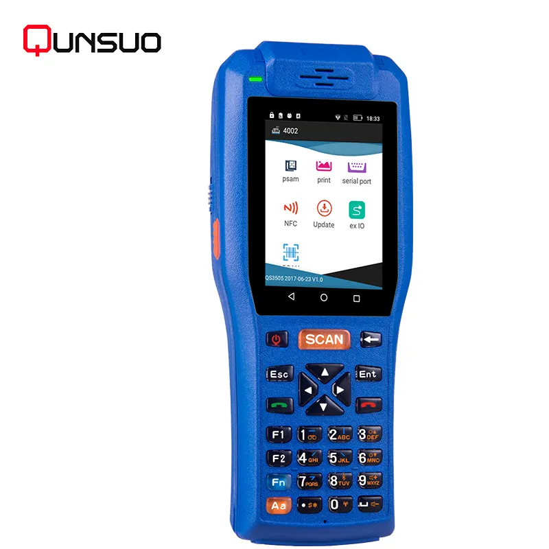 휴대용 데이터 수집기 1D/2D 바코드 스캐너 GPS RFID 택배 pda