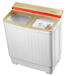 6.0KG TWIN TUB WASHING MACHINE GLASS COVER SINGLE LAYER - Product Image 3