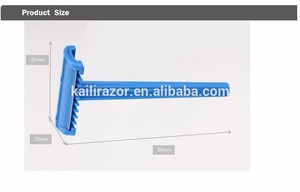 Duy Nhất Lưỡi Dao Cạo An Toàn Với Comb, Tay Cầm Bằng Nhựa Và Đầu Cố Định Để Cạo Râu - Product Image 2