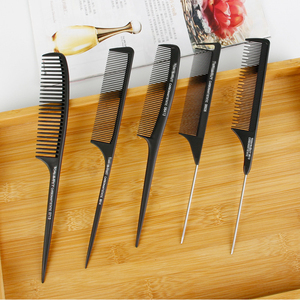 <span class=keywords><strong>Toni</strong></span> <span class=keywords><strong>Guy</strong></span> Sisir Rambut Hitam Berkualitas Tinggi Penata Rambut Salon Pro Sisir Serat Karbon Antistatik Penata Rambut untuk Memotong Rambut - Product Image 4