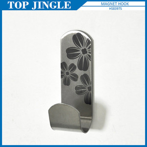 Gancho colgante de imán suave de acero inoxidable en forma de J con pegatina - Product Image 2