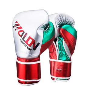 Gants de boxe de couleur métal, 10 pièces, adaptés à la formation pour enfants, obtenez des gants de boxe personnalisés