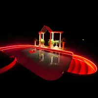 Tiras de luces LED impermeables subacuáticas para piscina, tira de luz RGB IP68 para exteriores, 20m