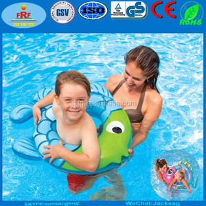 ห่วงยางเป่าลมลอยน้ำรูปปลาของเล่นในสระว่ายน้ำสำหรับฤดูร้อน - Product Image 3