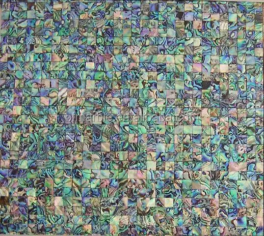 2014 hot sale natural triangle abalone paua shell mother of pearl mosaic tiles