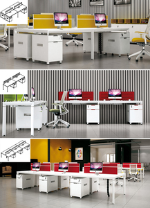 Poste de travail de <span class=keywords><strong>bureau</strong></span> moderne sur mesure Sunshine RI Series, design moderne, 4 places, modulaire, écologique, <span class=keywords><strong>bureau</strong></span> ouvert, garantie 5 ans <span class=keywords><strong>pour</strong></span> la maison - Product Image 4