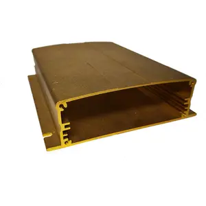 Perfil de caja de aluminio 6063 T5, caja electrónica personalizada, anodizada, fabricante de aluminio extruido