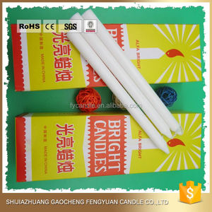 Paraffin Wax Cheap <strong>White</strong> Color Plain <strong>Candle</strong> - Product Image 4