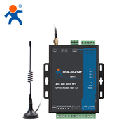 Controlador de E/S de Red USR USR-IO424T-EWR de 4 Canales, 12V-36V, WIFI y Ethernet, Modbus TCP/RTU