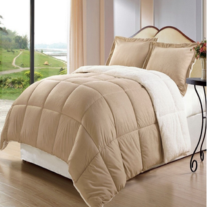 Tùy chỉnh Reversible mềm Nữ Hoàng Kích thước bedquilt bộ lông cừu Duvet mùa đông chất lượng Duvet và Comforter - Product Image 5