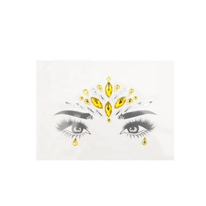 Gemas brillantes para <span class=keywords><strong>cara</strong></span> y ojos, adornos para Halloween, <span class=keywords><strong>diamantes</strong></span> de imitación - Product Image 2