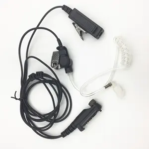 Air Buis Oortelefoon Mic Kit Headset Twee Manier Radio In Ear Oortelefoon Voor Motorola Ex500 Ex560 Ex600 Ex600-xls Gl2000 Gp328-plus