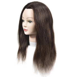 Testa di Manichino Dream.Ice per Donna con Capelli Umani Indiani Non-Remy da 16 Pollici, Lisci e Setosi, per Taglio e Intrecciatura - Product Image 3