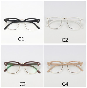 フォトクロミックレトロレンズハーフフレームウッドパターン老眼鏡老眼メガネ親最高の贈り物 - Product Image 3