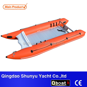 Có thể gập lại xách tay <span class=keywords><strong>Kayak</strong></span> & Catamaran thuyền Inflatable thuyền-1-7 người câu cá/whitewater đi bè xuồng ba lá thuyền - Product Image 5