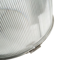 Plafonnier industriel 16'' 19'' pour entrepôt, support PC, douille E27 E40, pour ampoules CFL LED, luminaire High Bay avec crochet et prise
