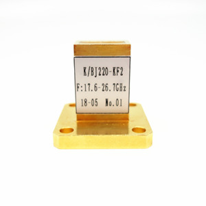 WR42 스퀘어 커버 그루브 플랜지 K(2.92mm) 여성 <span class=keywords><strong>Waveguide</strong></span> 동축 어댑터 - Product Image 3