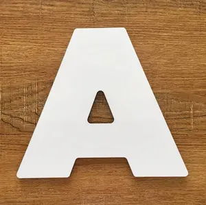 Wholesale printable blank sublimation mdf alphabet letters