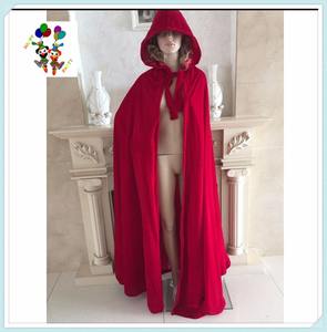 Capa de terciopelo con capucha para Halloween, Túnica de brujería, Vampire, gótico, <span class=keywords><strong>Medieval</strong></span>, púrpura, HPC-1706 - Product Image 5