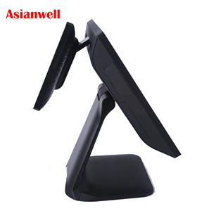 Đầy đủ vỏ nhôm đúng phẳng 15 inch công suất màn hình cảm ứng máy pos android pos hệ thống - Product Image 3