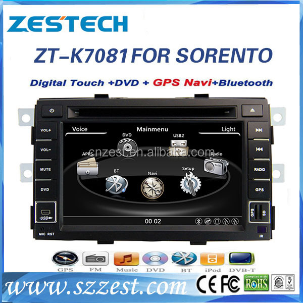 Автомобильный dvd gps для kia sorento 2009 2010 2011 2012 Автомобильный мультимедийный с BT/SWC/USB/RDS/телефонной книгой
